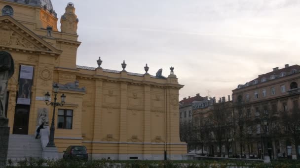 Pavilhão Arte Zagreb — Vídeo de Stock