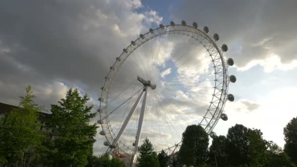 Low Angle London Eye — Stock Video