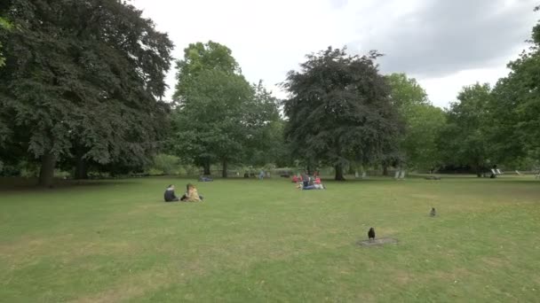 Relaks James Park Londynie — Wideo stockowe