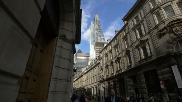 Leadenhall Building Londra — Video Stock