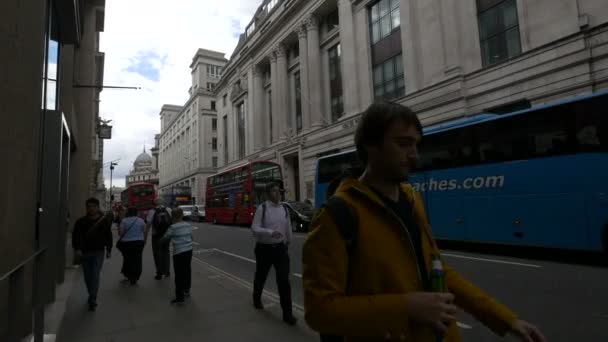 King William Street London — Stock video