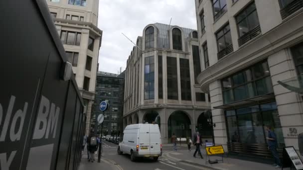Οδός Mary Axe Στο Λονδίνο — Αρχείο Βίντεο