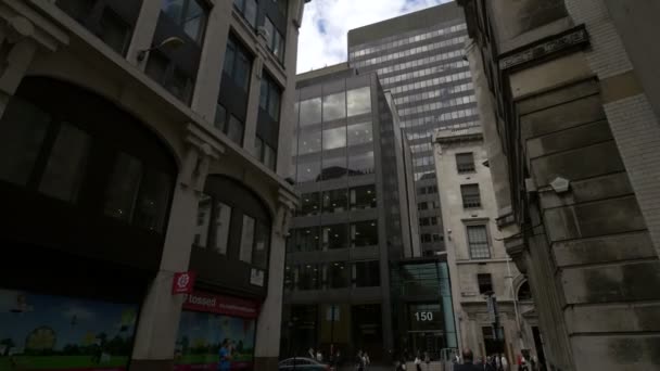 Gebouwen Leadenhall Street — Stockvideo