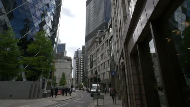 Mary Axe Londra Daki Binalar — Stok video