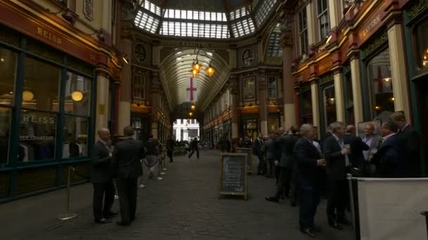 Mercato Leadenhall Londra — Video Stock