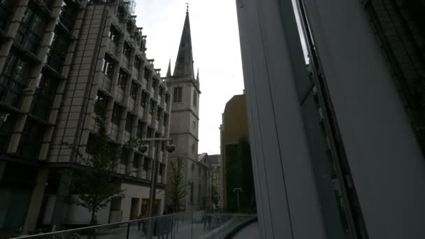Saint Margaret Pattens Kerk Londen — Stockvideo