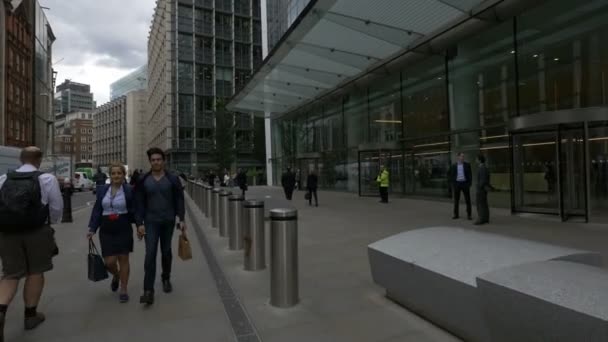 Fenchurch Utca Londonban — Stock videók