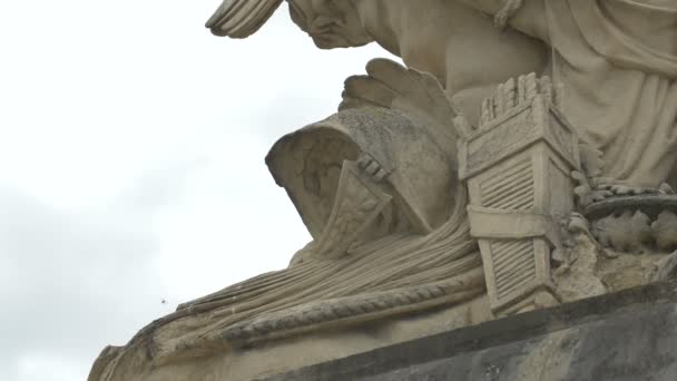 Detail Einer Skulptur — Stockvideo