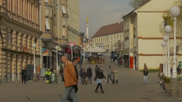 Orang Orang Berjalan Jalan Pejalan Kaki — Stok Video