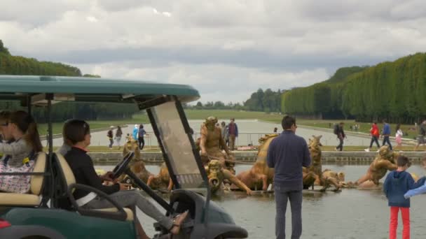 Turisti Alla Fontana Apollo — Video Stock