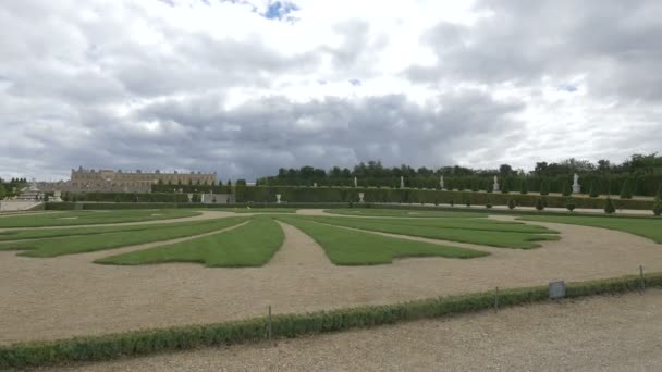 Tuinen Van Het Kasteel Van Versailles Parijs — Stockvideo