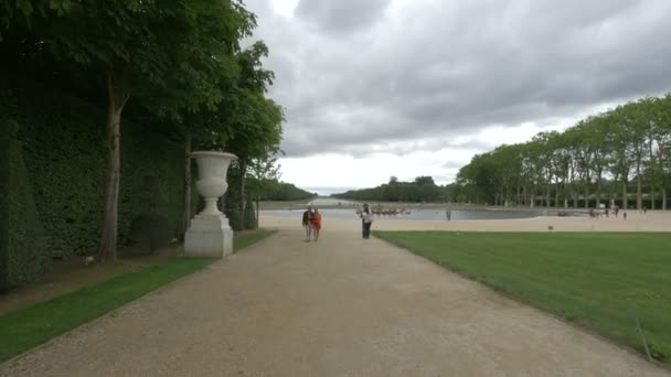 Bassin Apollon Den Gärten Von Versailles — Stockvideo