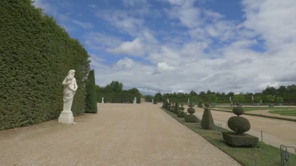 巴黎凡尔赛城堡的花园 — 图库视频影像