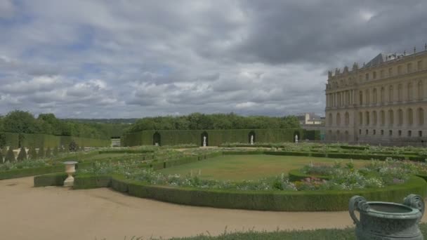 Κήποι Του Παλατιού Των Βερσαλλιών Στο Παρίσι — Αρχείο Βίντεο