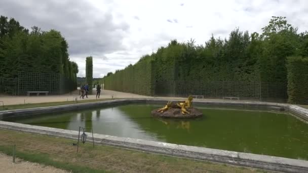 凡尔赛花园的源头 — 图库视频影像