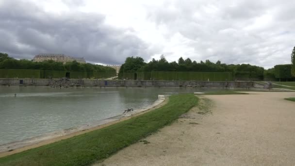 凡尔赛宫中的海王星之泉 — 图库视频影像
