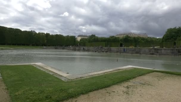 Neptunská Fontána Versailles Gardens — Stock video