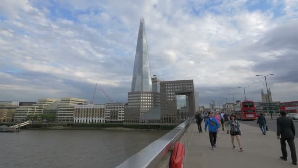 Fragmento Visto Ponte Londres — Vídeo de Stock