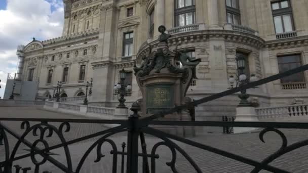 Charles Garnier Monumento Conceito Viagem — Vídeo de Stock