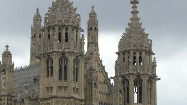 Здание Вестминстерского Дворца — стоковое видео
