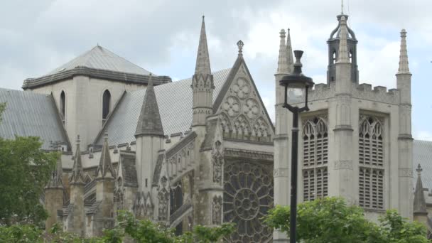 Die Westminster Abbey Church — Stockvideo