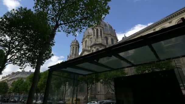 Church Augustine Seen Paris — Stock Video