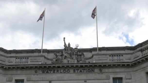 Waterloo Station Rooftop — Stock Video
