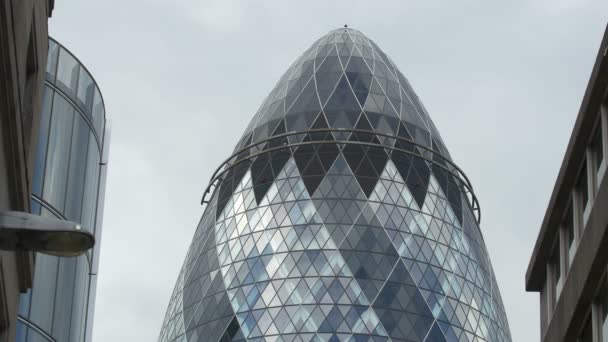 Szczyt Mary Axe Londyn — Wideo stockowe