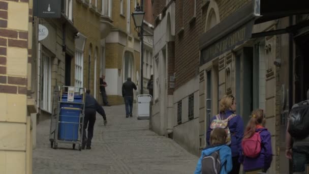 Edificios Una Calle Londres — Vídeos de Stock