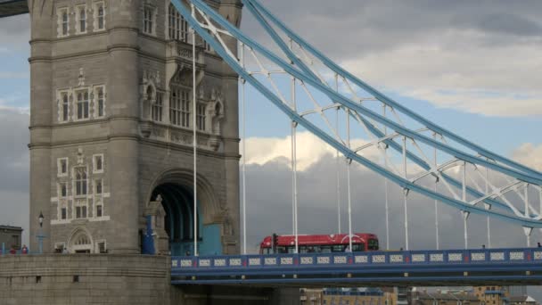 Passerella Del Tower Bridge — Video Stock