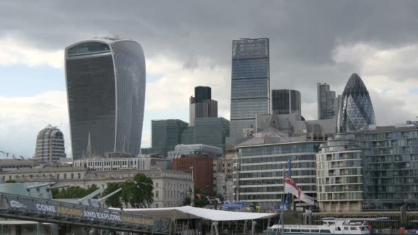 Лондонські Хмарочоси — стокове відео