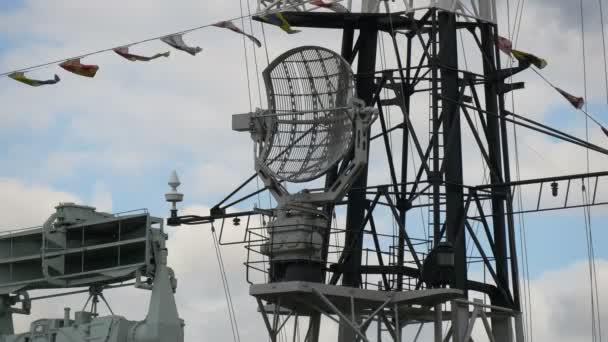 Torre Sinal Museu Hms Belfast — Vídeo de Stock