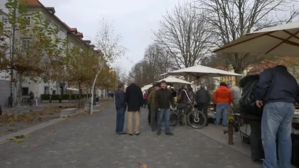 Les Gens Marché Aux Puces — Video