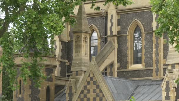 Spires Van Southwark Cathedral Londen — Stockvideo