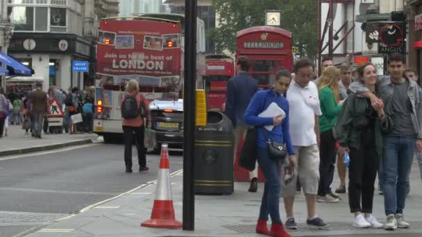 Calle Londres Concepto Viaje — Vídeos de Stock