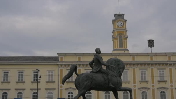 Estátua Equestre Rudolf Maister — Vídeo de Stock