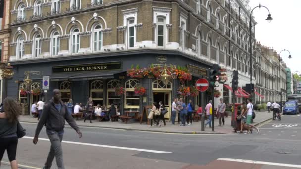 Jack Horner Pub Londen — Stockvideo