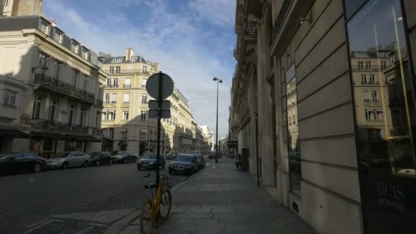 Rue Francois 1Er Przewodniczący — Wideo stockowe