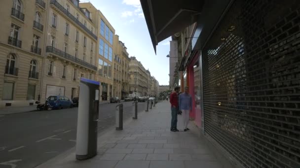 Rue Francois 1Er — стоковое видео
