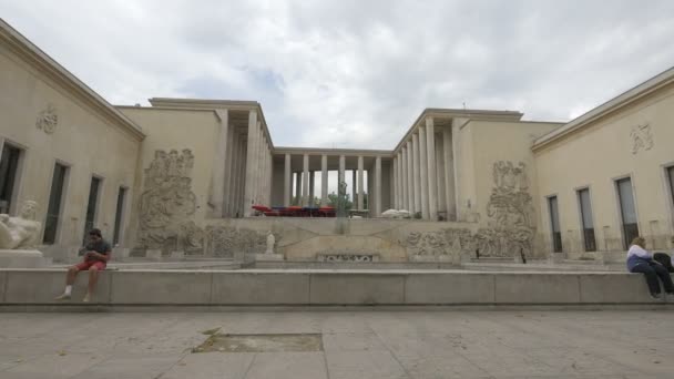 Pátio Musee Galliera Paris — Vídeo de Stock