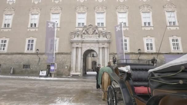 View Domquartier Salzburg — Stock Video