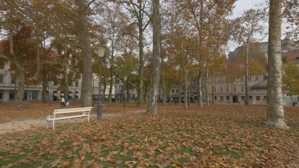 Πάρκο Κοντά Στην Πλατεία Του Κογκρέσου — Αρχείο Βίντεο