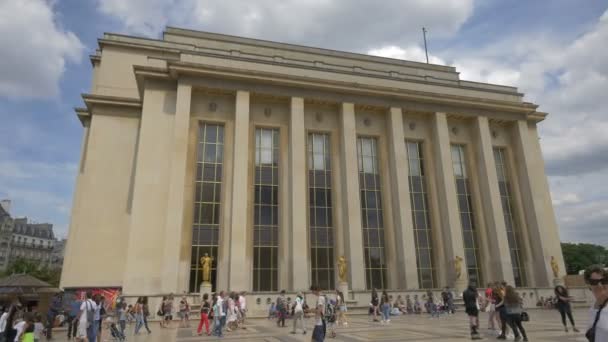 Musee Homme Palais Chaillot Paris — стокове відео