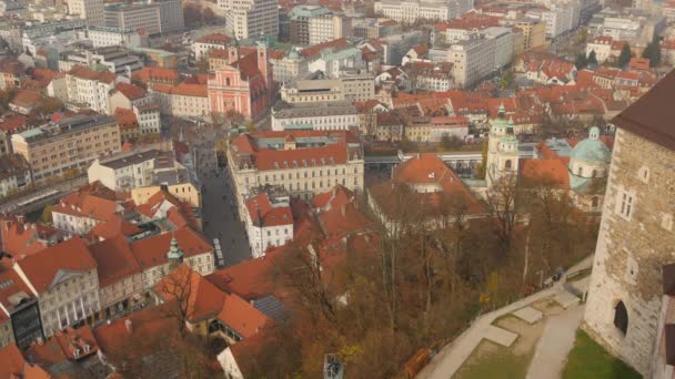 Ljubljana Partir Ancienne Fortress Hill — Video