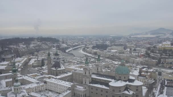 Pan Rätt Salzburg Staden — Stockvideo