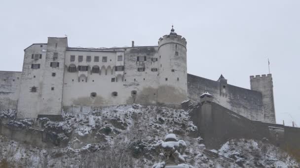 Fortress Hill Salzburg — Stock Video