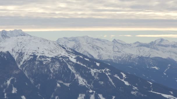 Vista Panoramica Sulle Montagne — Video Stock