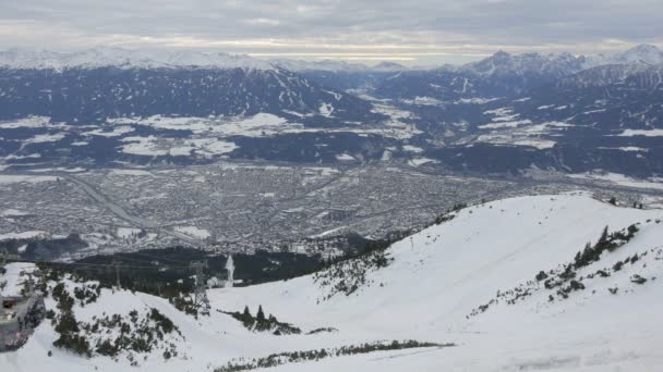 Paisaje Innsbruck Austria — Vídeos de Stock