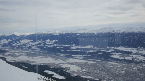 Innsbruck Visto Desde Arriba Austria — Vídeos de Stock