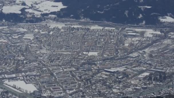 Landskap Innsbruck Österrike — Stockvideo